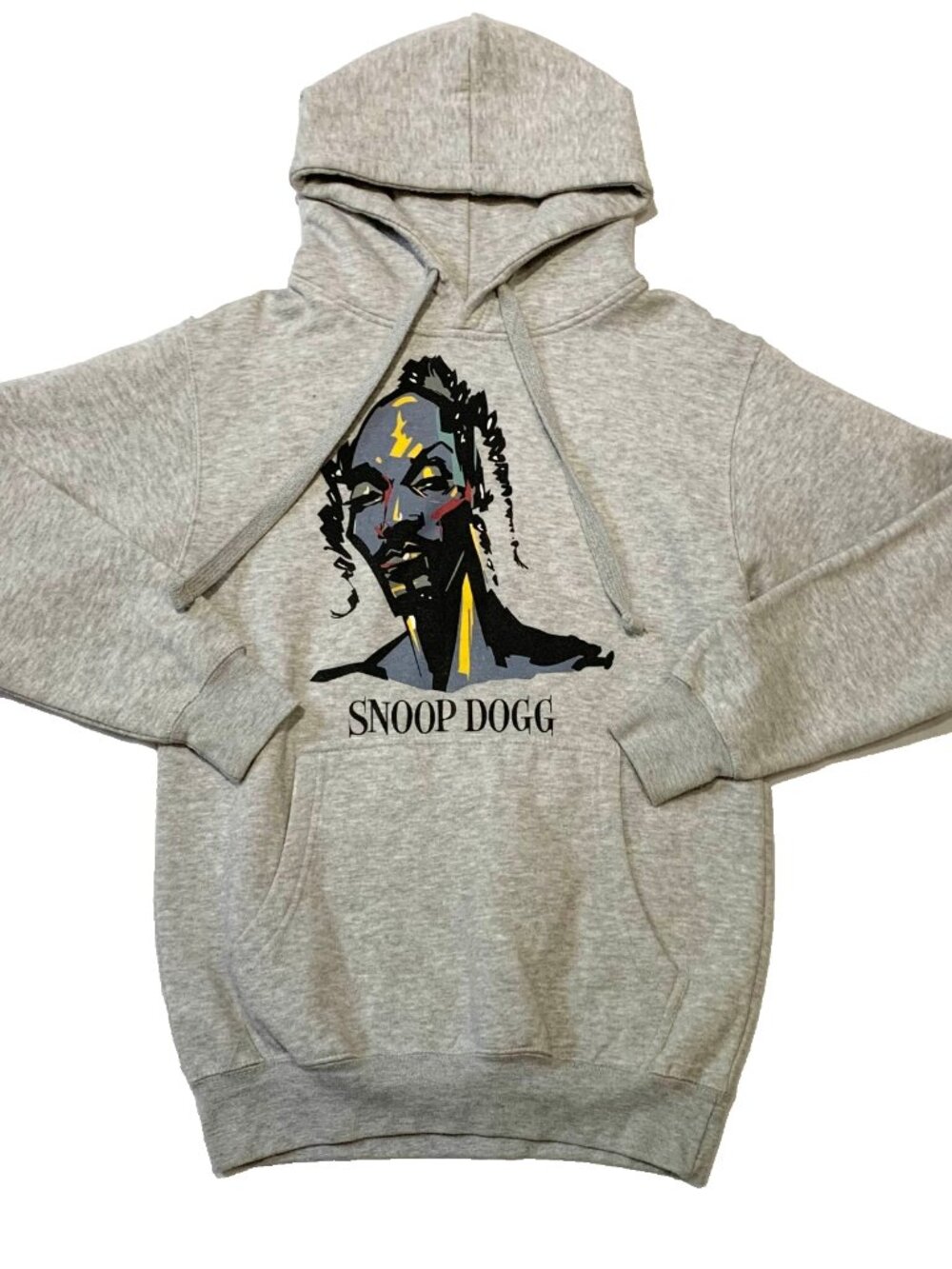 Hip Hop Royalty Snoop Dogg Hoodie Size S Gray Graphic Sweatshirt Men's Small
